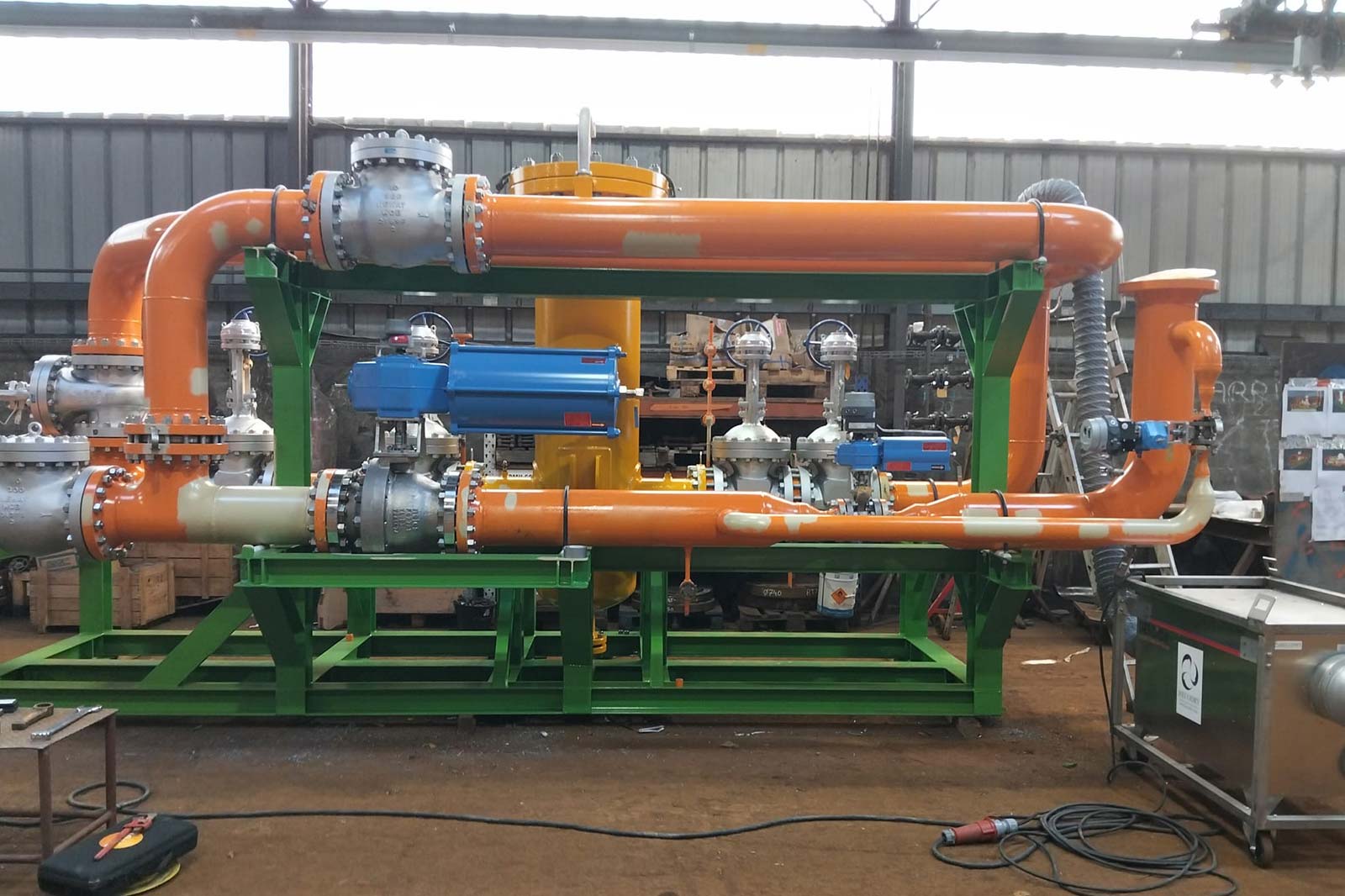 assechement skid basse pression